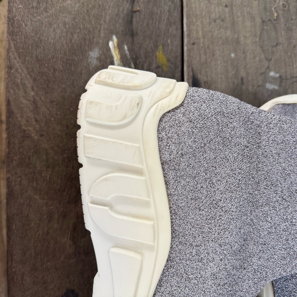 Miu Miu Textured Gray Boots - Picture 8 of 12
